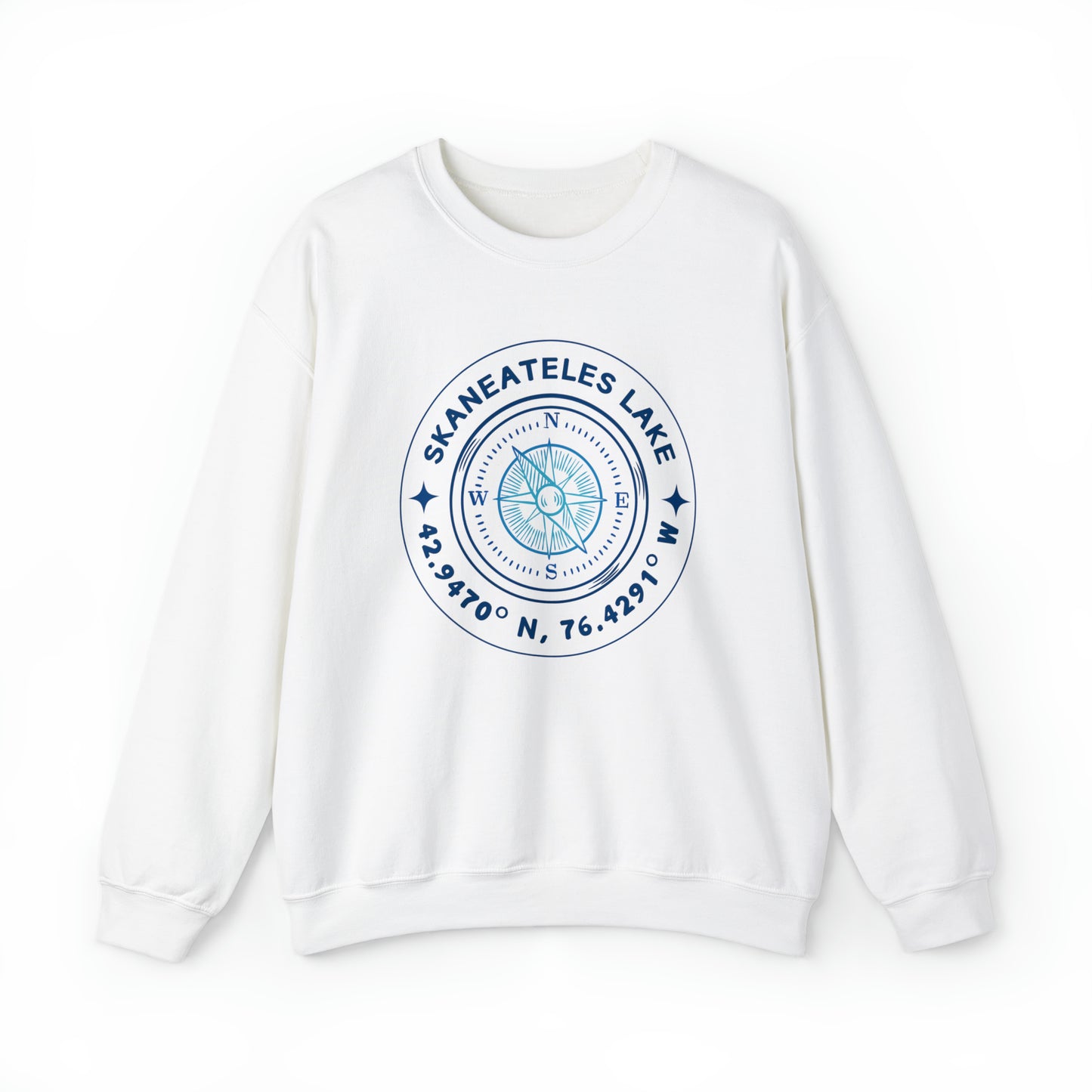 Skaneateles Compass - Unisex Crewneck Sweatshirt