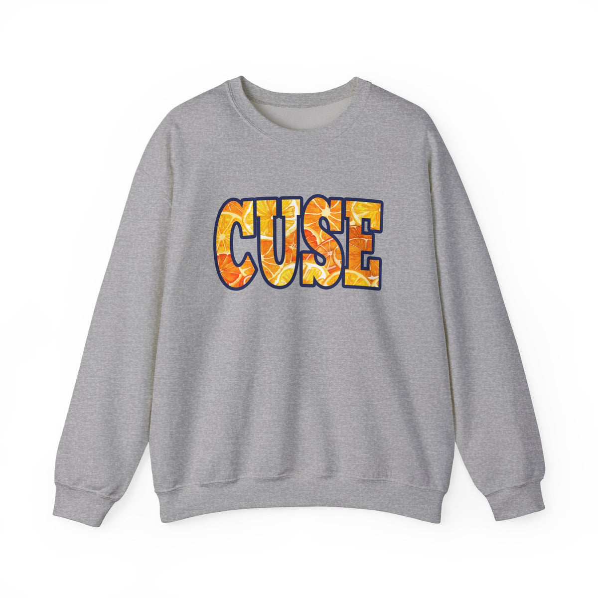 CUSE Orange Slices Crewneck Sweatshirt — Syracuse Inspired Fall Pullover