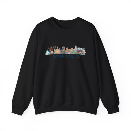 Syracuse Skyline Crewneck Sweatshirt — Syracuse Inspired Fall Pullover