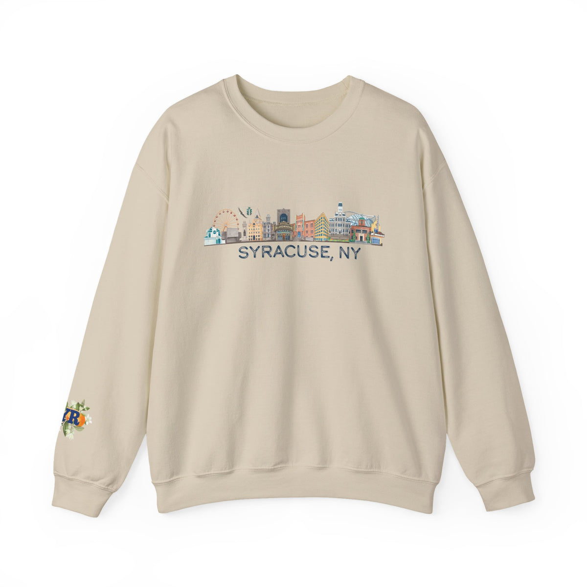 Syracuse Skyline Crewneck Sweatshirt — Syracuse Inspired Fall Pullover