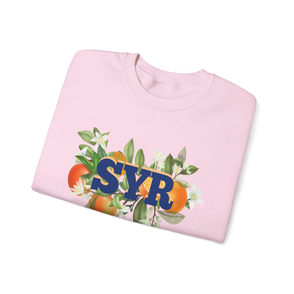 SYR Floral Crewneck Sweatshirt — Syracuse Inspired Fall Pullover