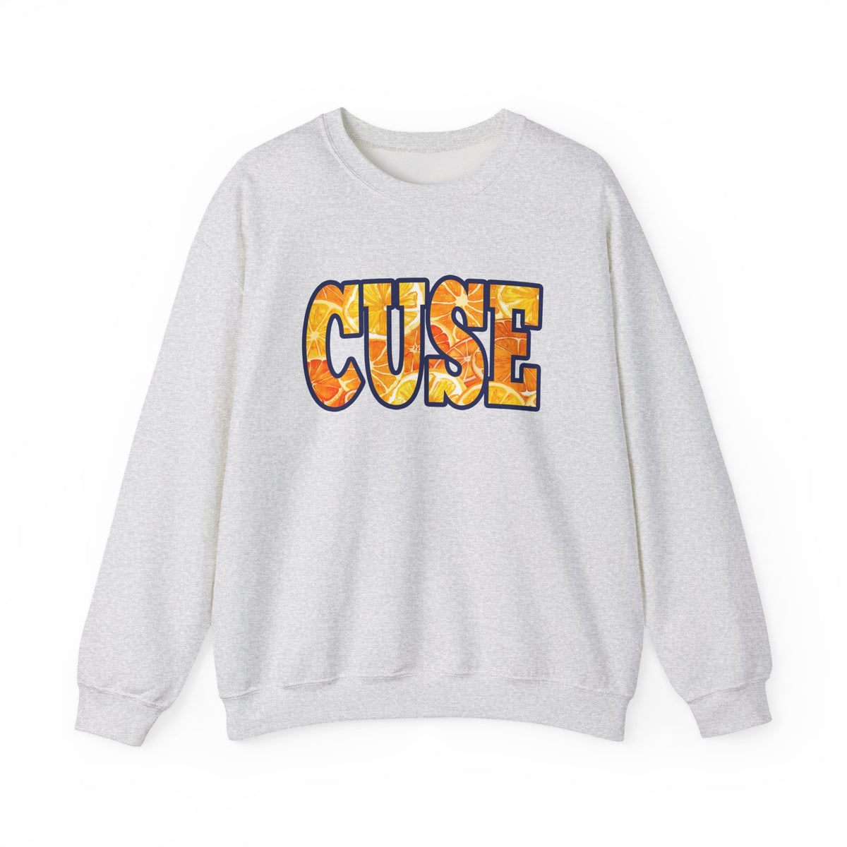 CUSE Orange Slices Crewneck Sweatshirt — Syracuse Inspired Fall Pullover