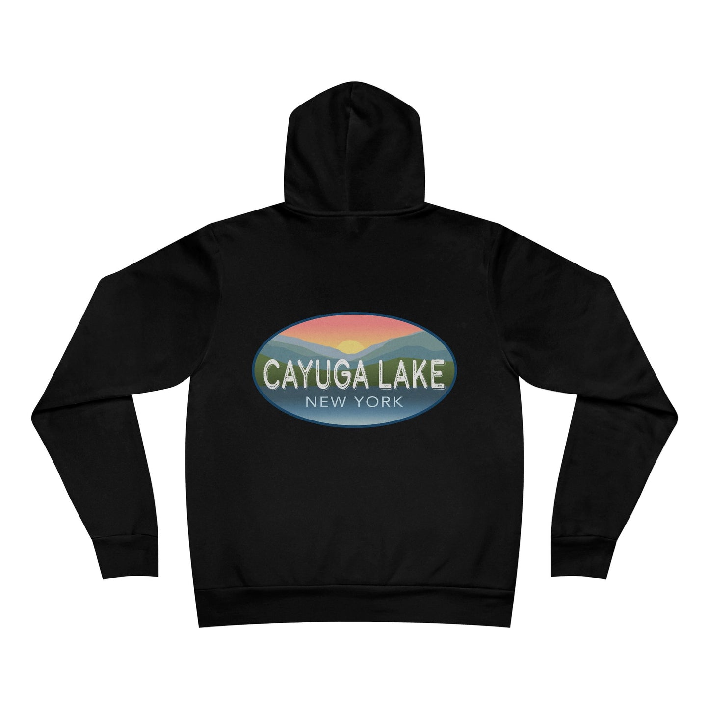 Cayuga Lake - Cozy Unisex Sponge Fleece Pullover Hoodie