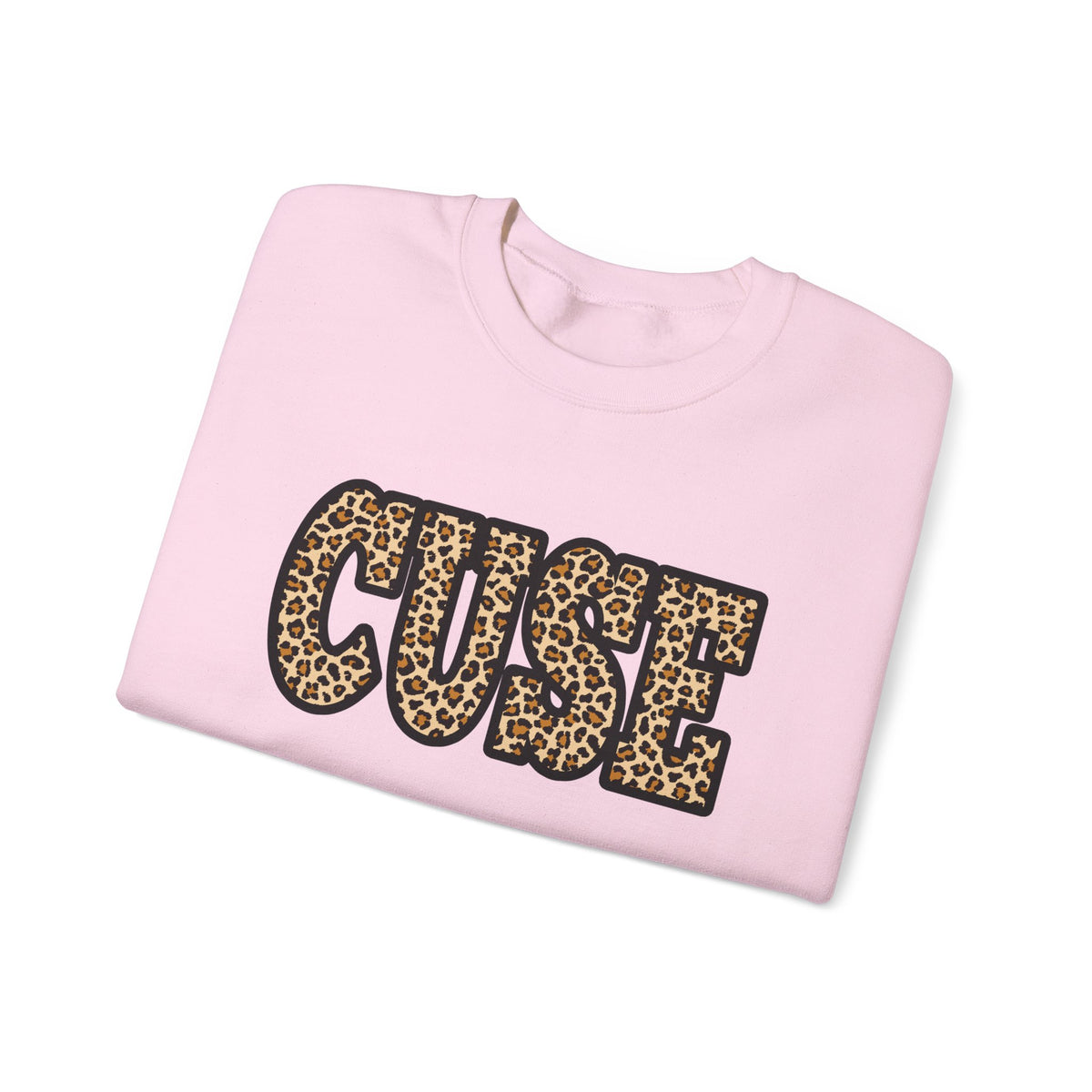CUSE Leopard Print Crewneck Sweatshirt