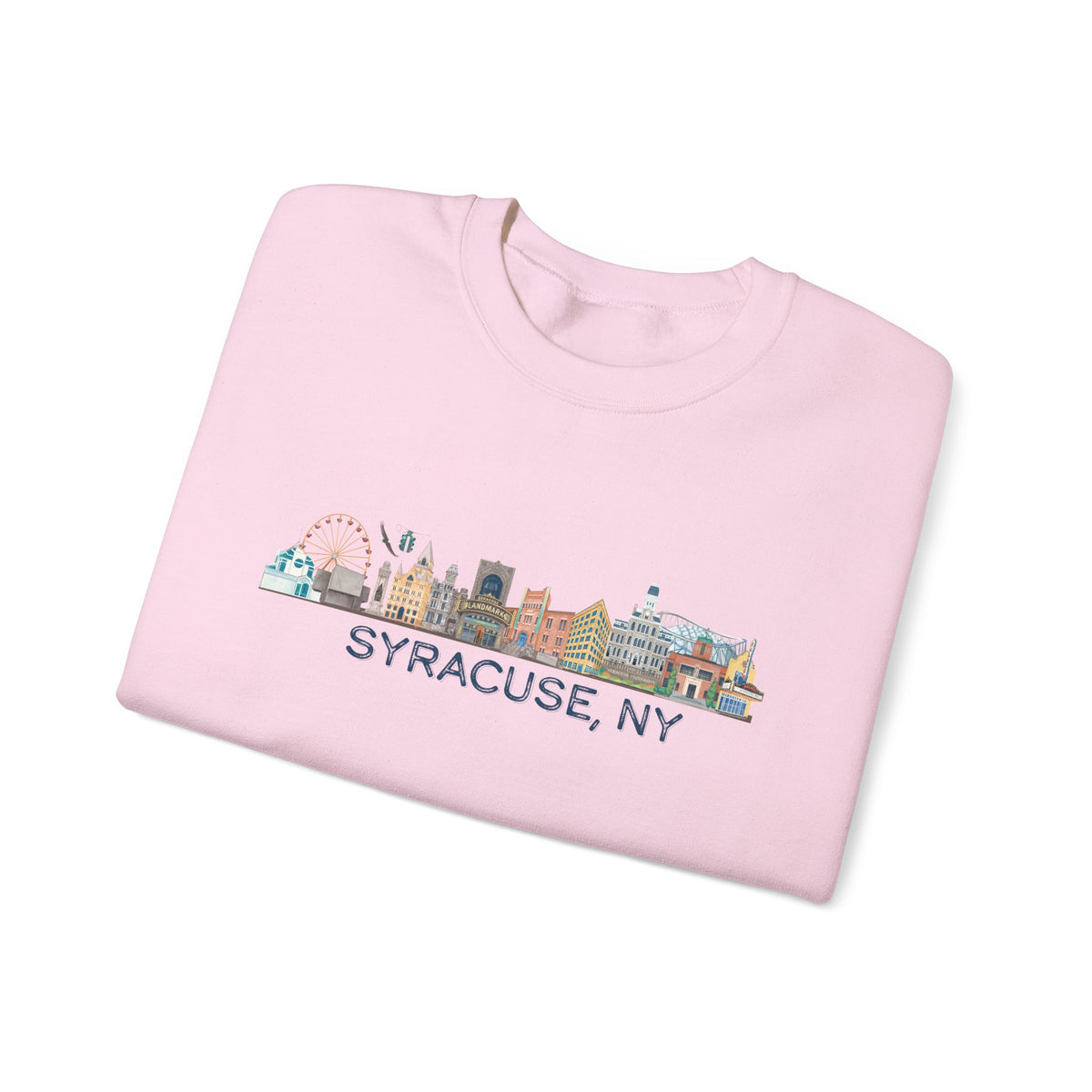 Syracuse Skyline Crewneck Sweatshirt — Syracuse Inspired Fall Pullover