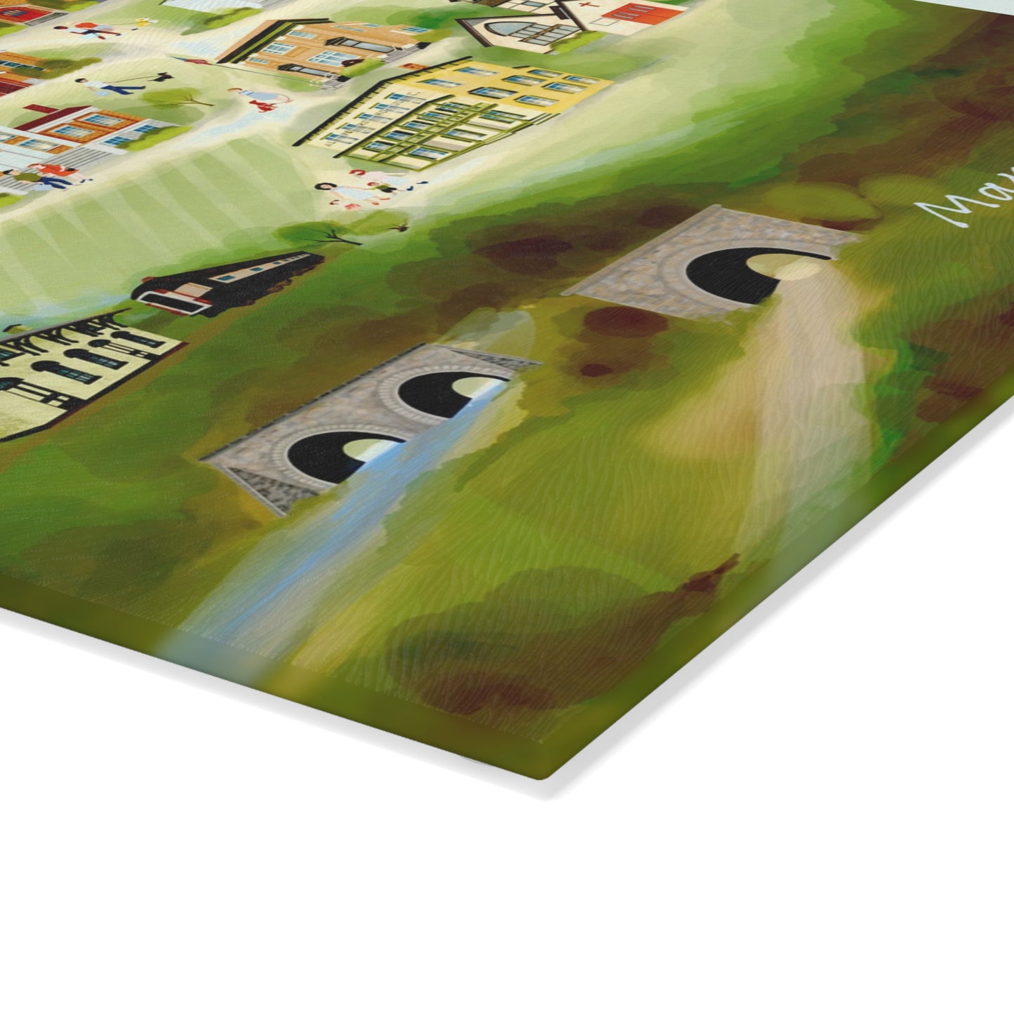 Marcellus Summer Glass Cutting and Charcuterie Board