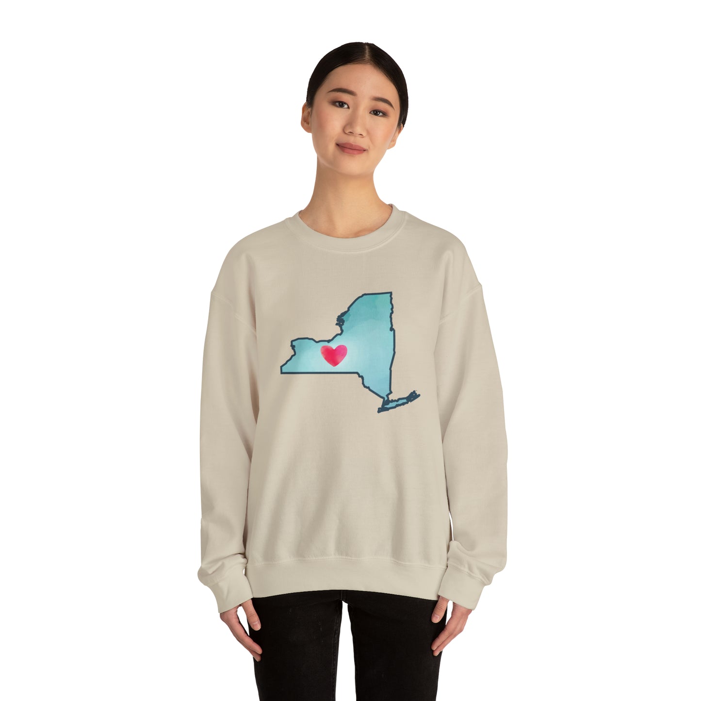 NY Heart - Unisex Crewneck Sweatshirt