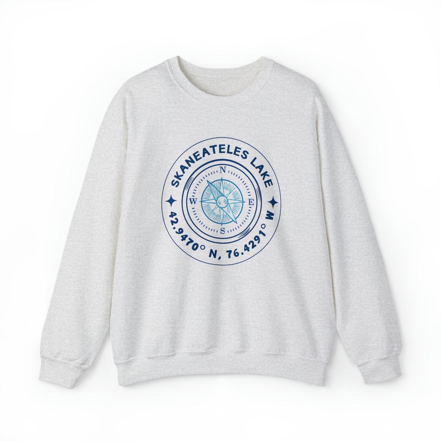Skaneateles Compass - Unisex Crewneck Sweatshirt