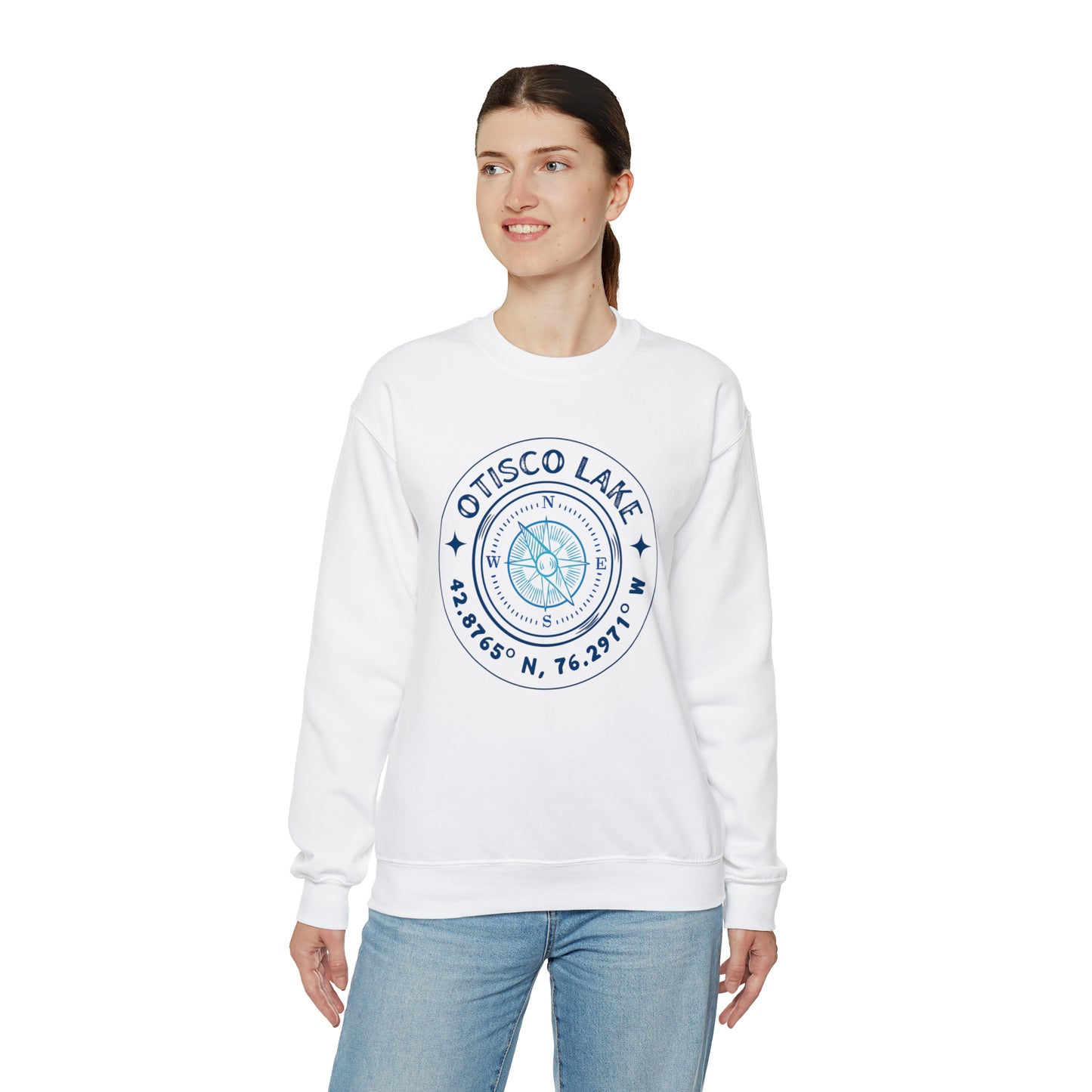 Otisco Lake - Unisex Crewneck Sweatshirt