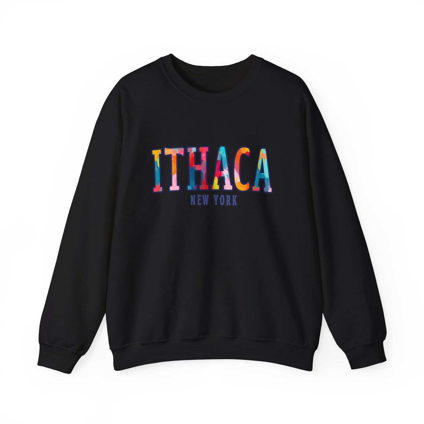 Ithaca Paintbrush - Cozy Unisex Heavy Blend™ Crewneck Sweatshirt