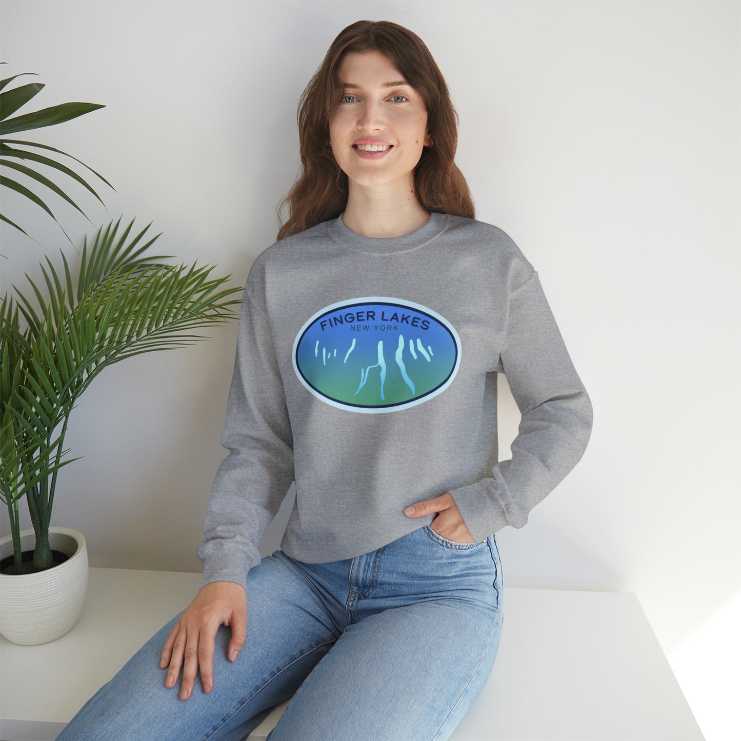 Finger Lakes - Unisex Crewneck Sweatshirt