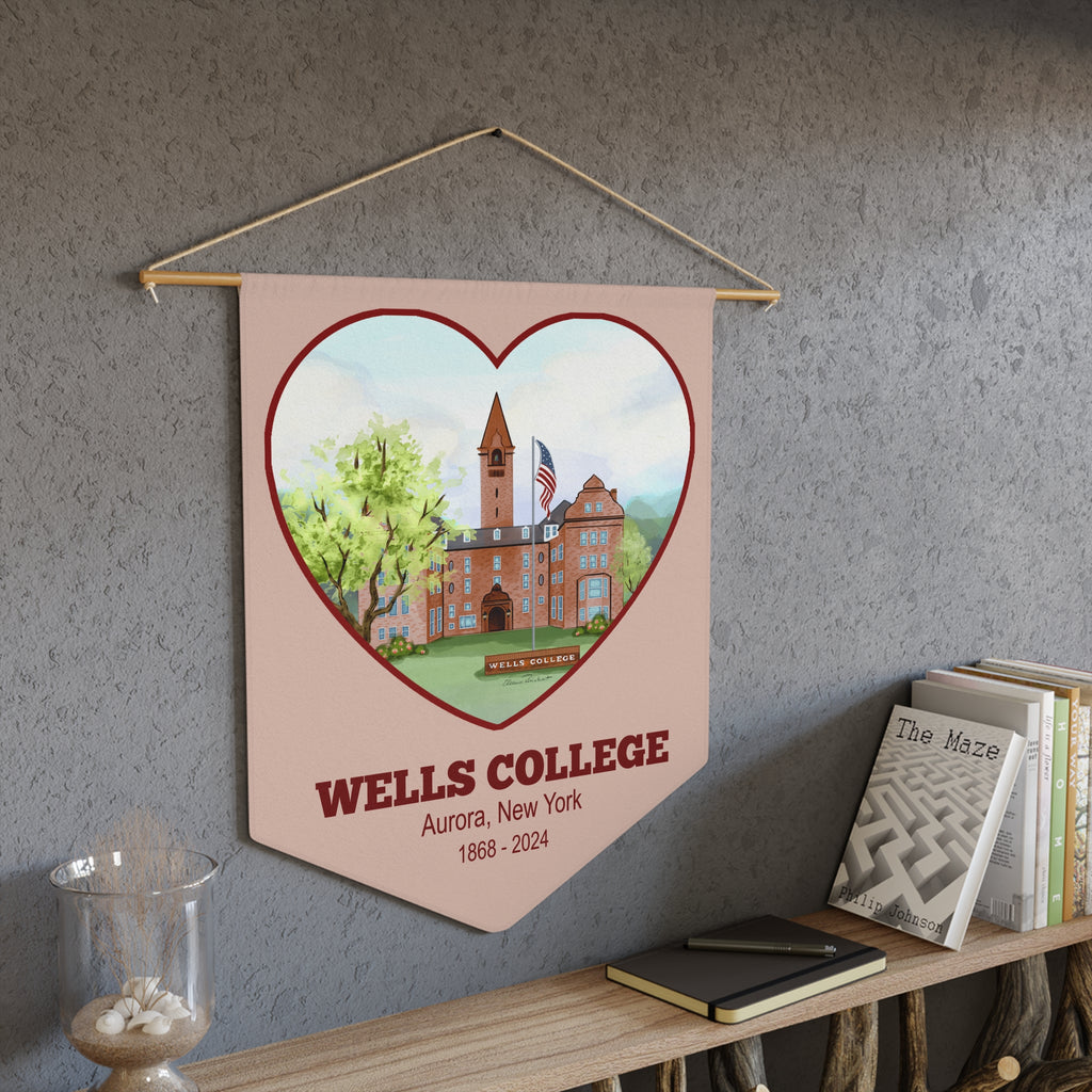 Wells College, Aurora NY Rose Pennant