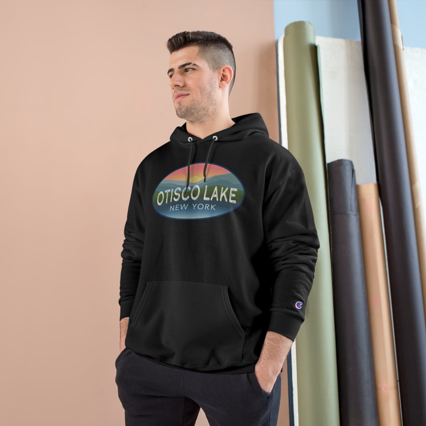 Otisco Lake - Unisex Champion Hoodie