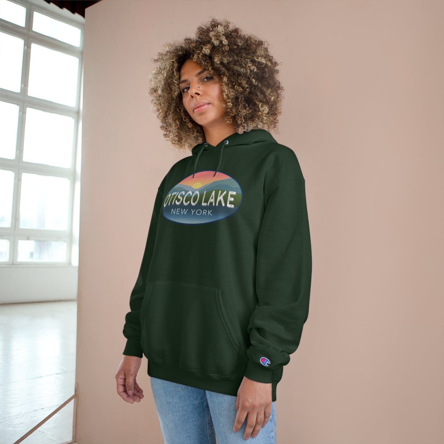 Otisco Lake - Unisex Champion Hoodie