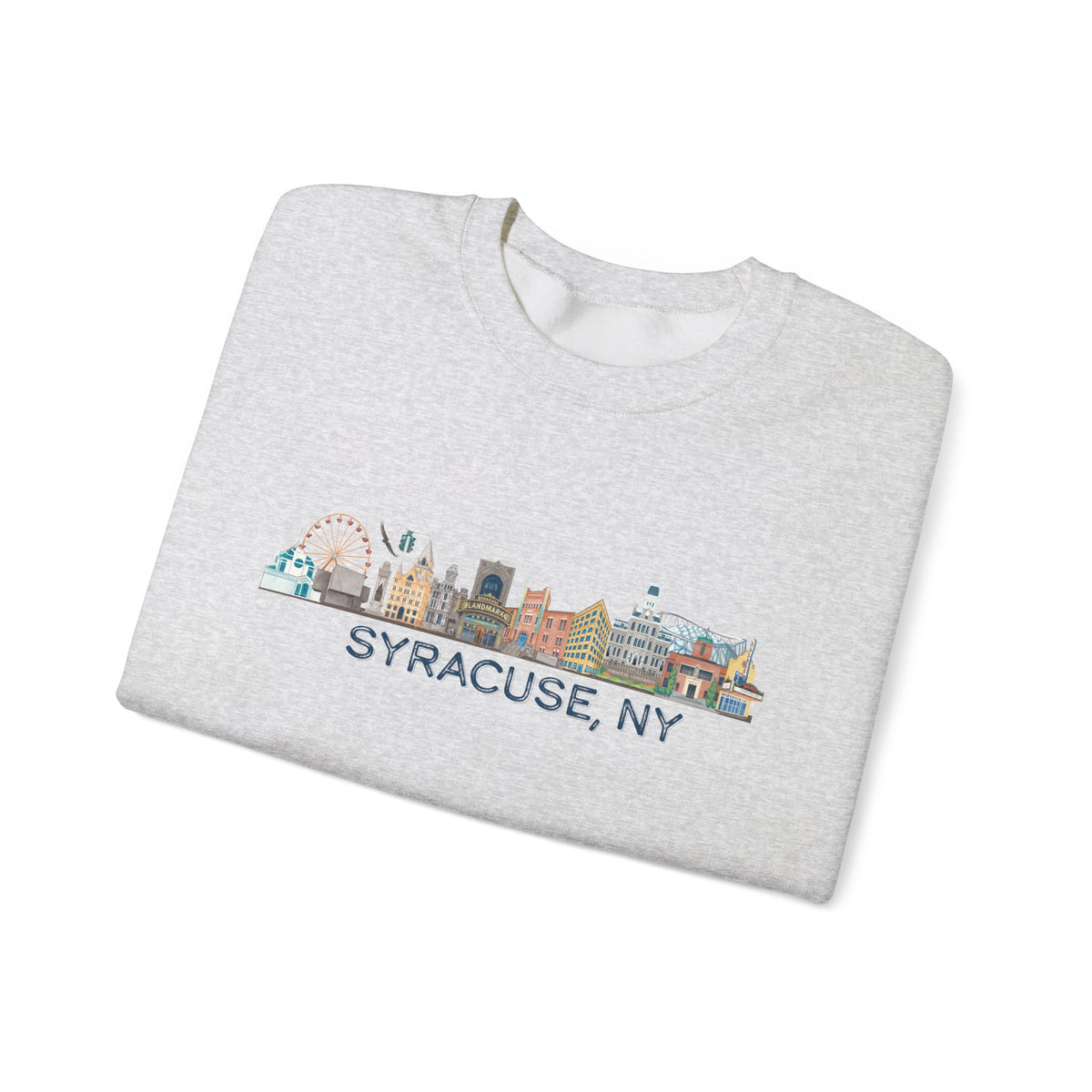 Syracuse Skyline Crewneck Sweatshirt — Syracuse Inspired Fall Pullover