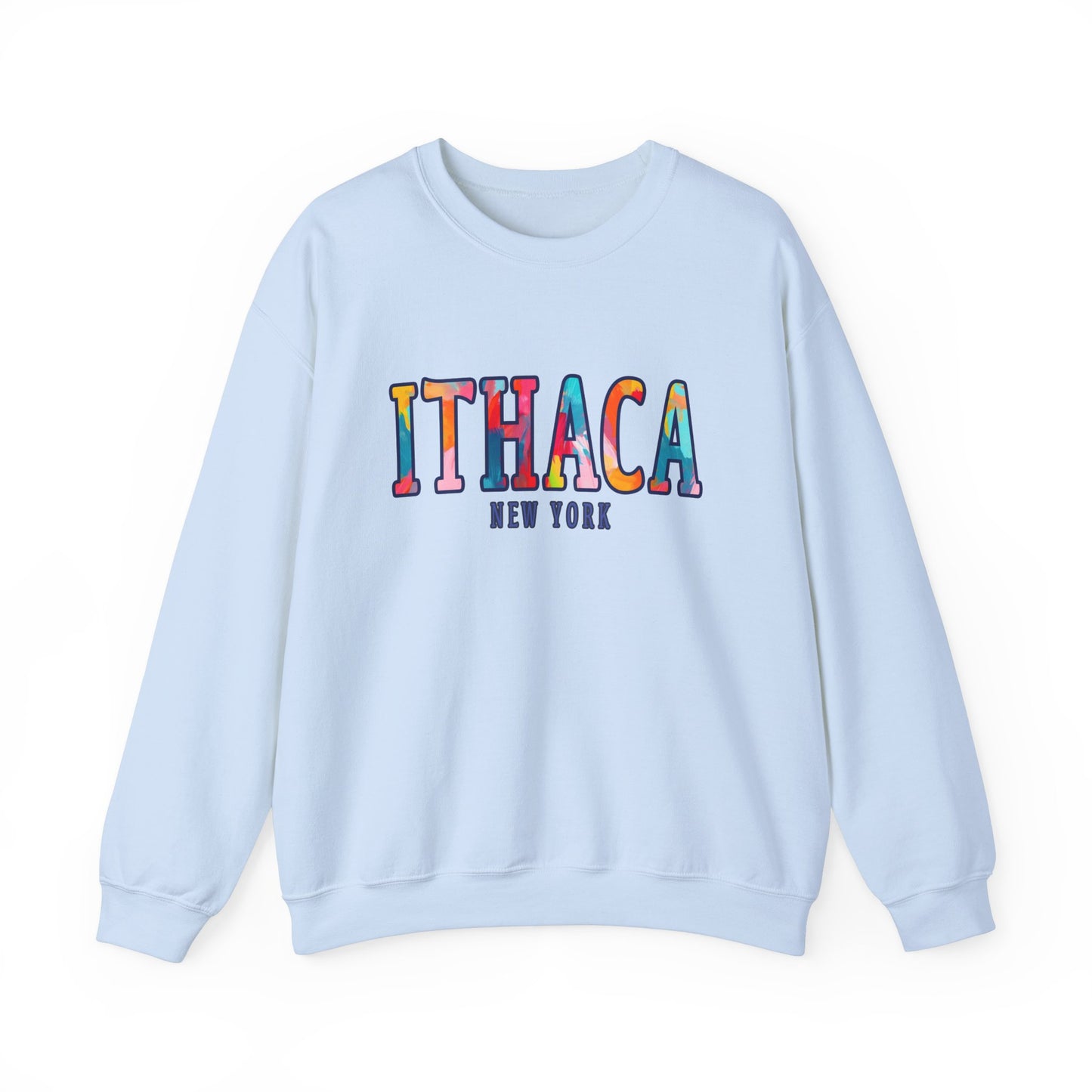 Ithaca Paintbrush - Cozy Unisex Heavy Blend™ Crewneck Sweatshirt
