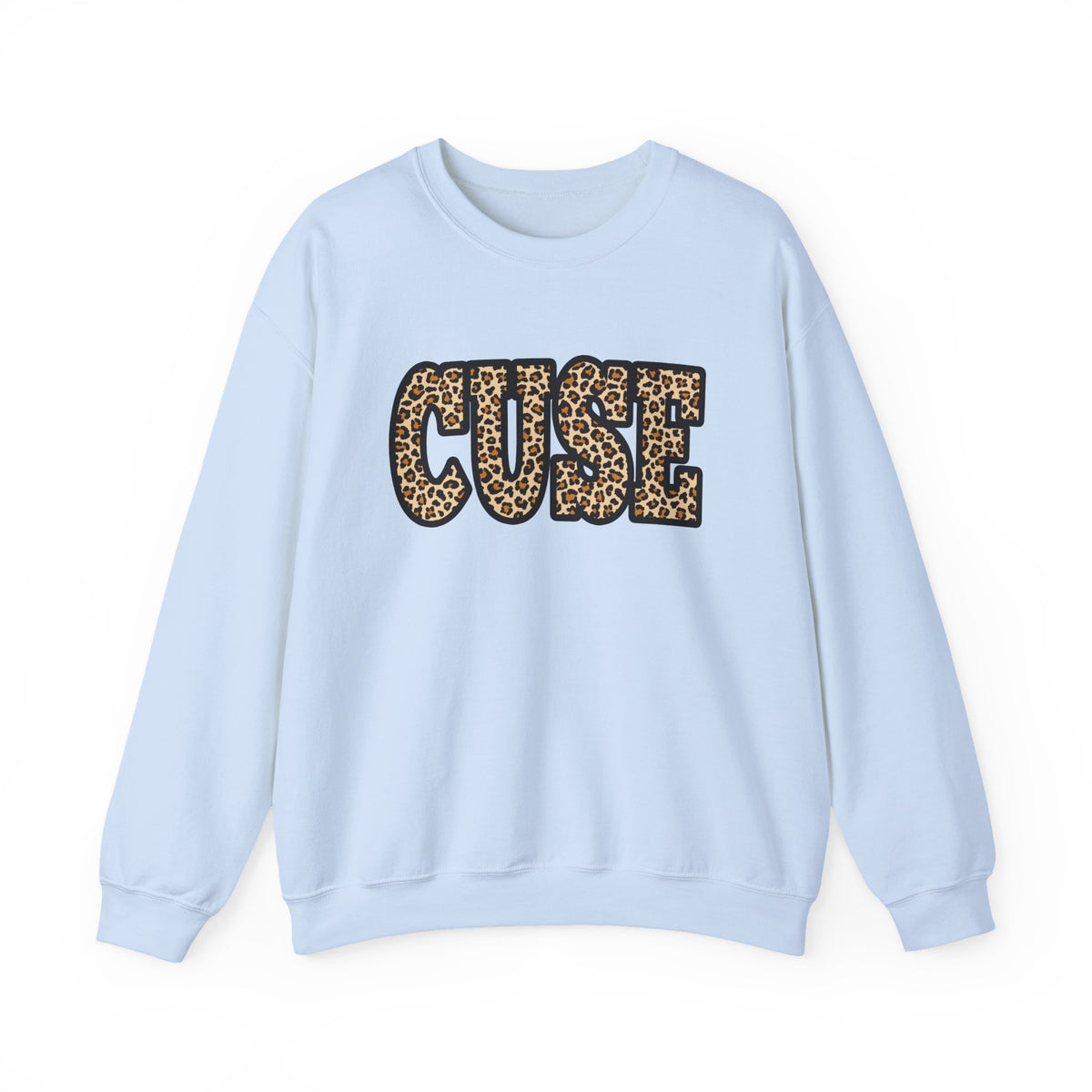 CUSE Leopard Print Crewneck Sweatshirt