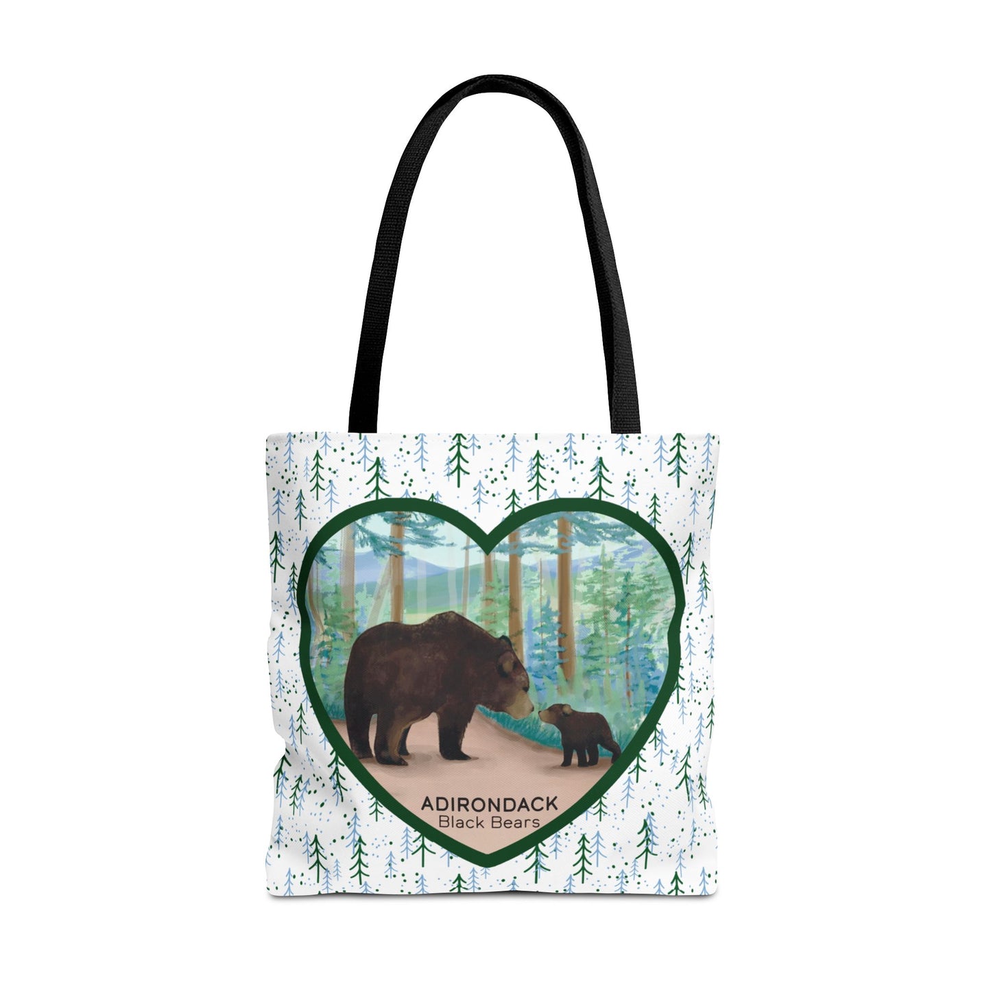 Adirondack Black Bears Tote Bag – Eco-Friendly Nature Lover's Bag
