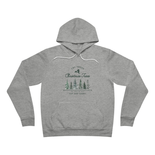CNY Fresh Christmas Trees - Cozy Unisex Sponge Fleece Pullover Hoodie