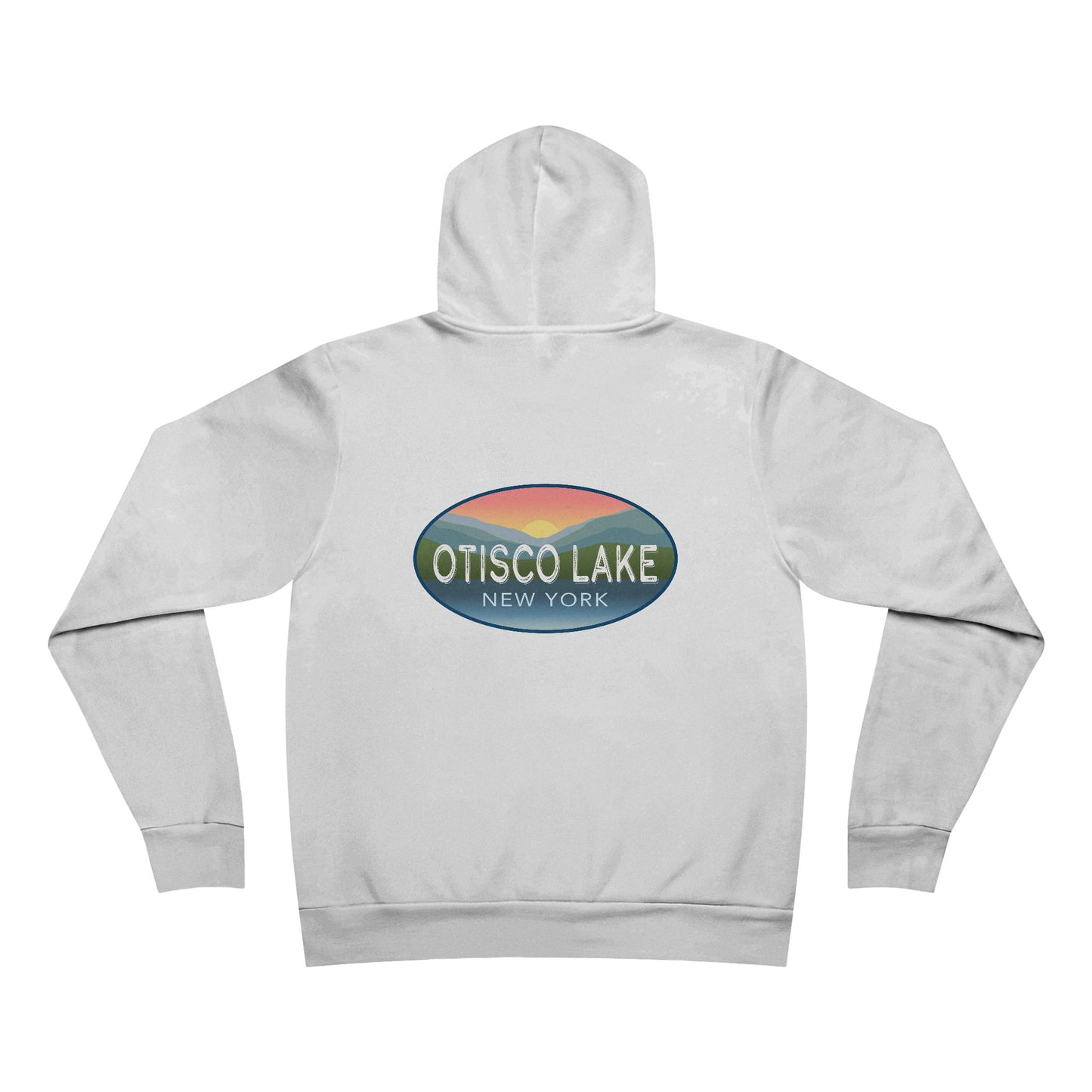 Otisco Lake New York Hoodie — Vintage Sunset Pullover