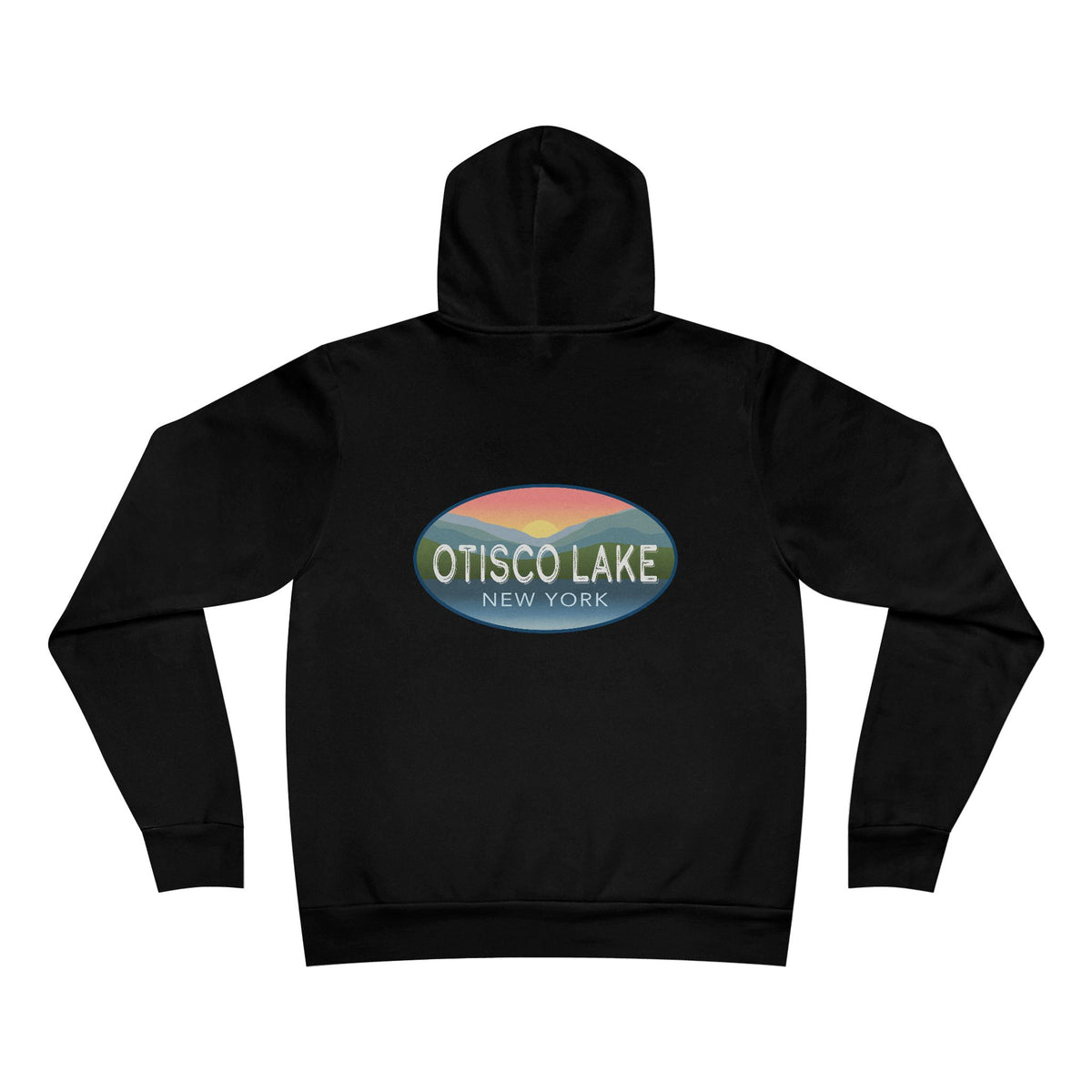 Otisco Lake New York Hoodie — Vintage Sunset Pullover