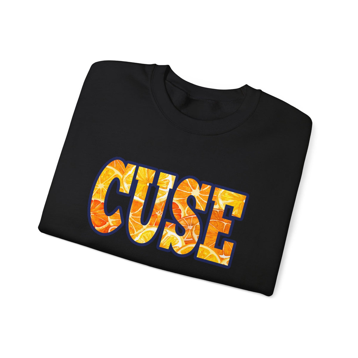 CUSE Orange Slices Crewneck Sweatshirt — Syracuse Inspired Fall Pullover