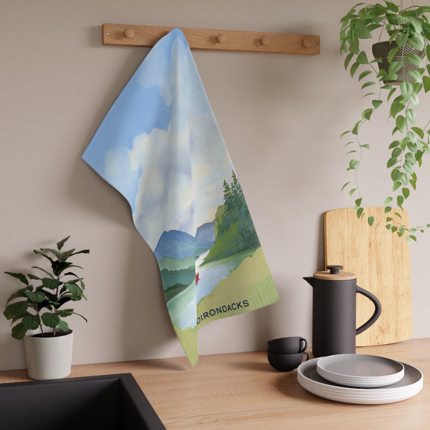 Adirondack Serene Adventure Cotton Tea Towels - Made in the USA