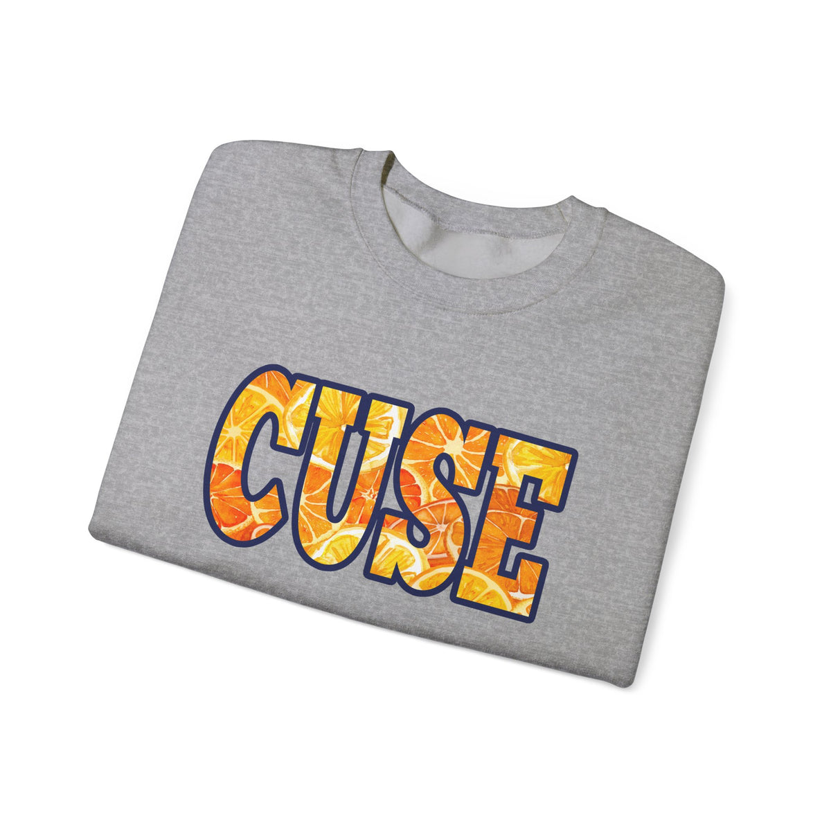 CUSE Orange Slices Crewneck Sweatshirt — Syracuse Inspired Fall Pullover