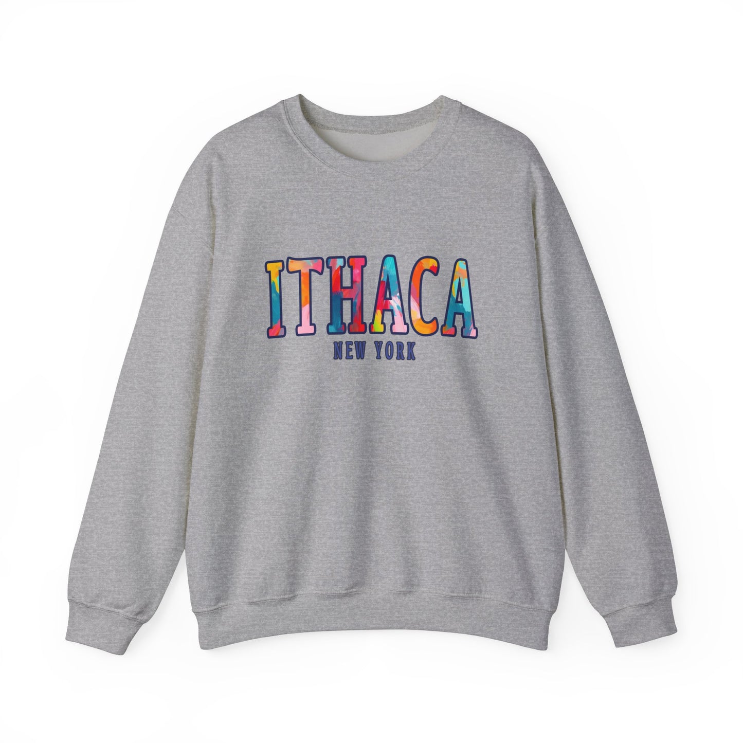 Ithaca Paintbrush - Cozy Unisex Heavy Blend™ Crewneck Sweatshirt