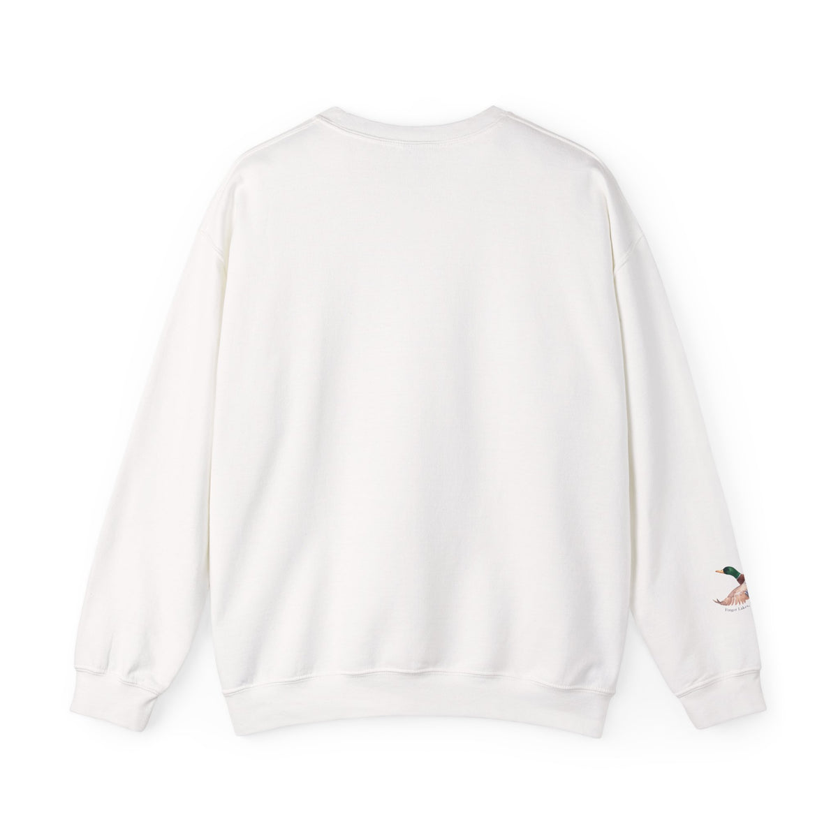 Mallard Flight Crewneck Sweatshirt — Flying Duck Nature Graphic