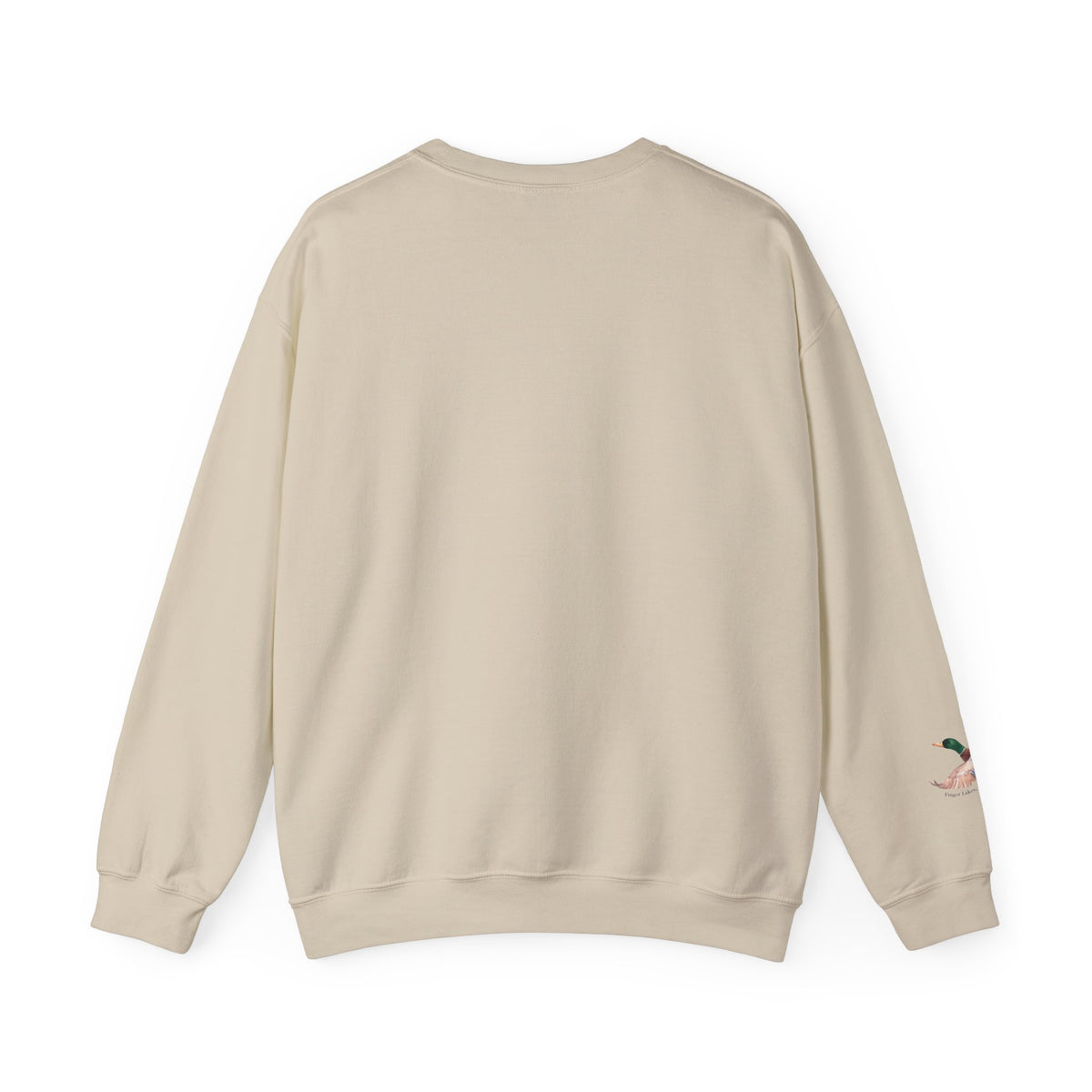 Mallard Flight Crewneck Sweatshirt — Flying Duck Nature Graphic