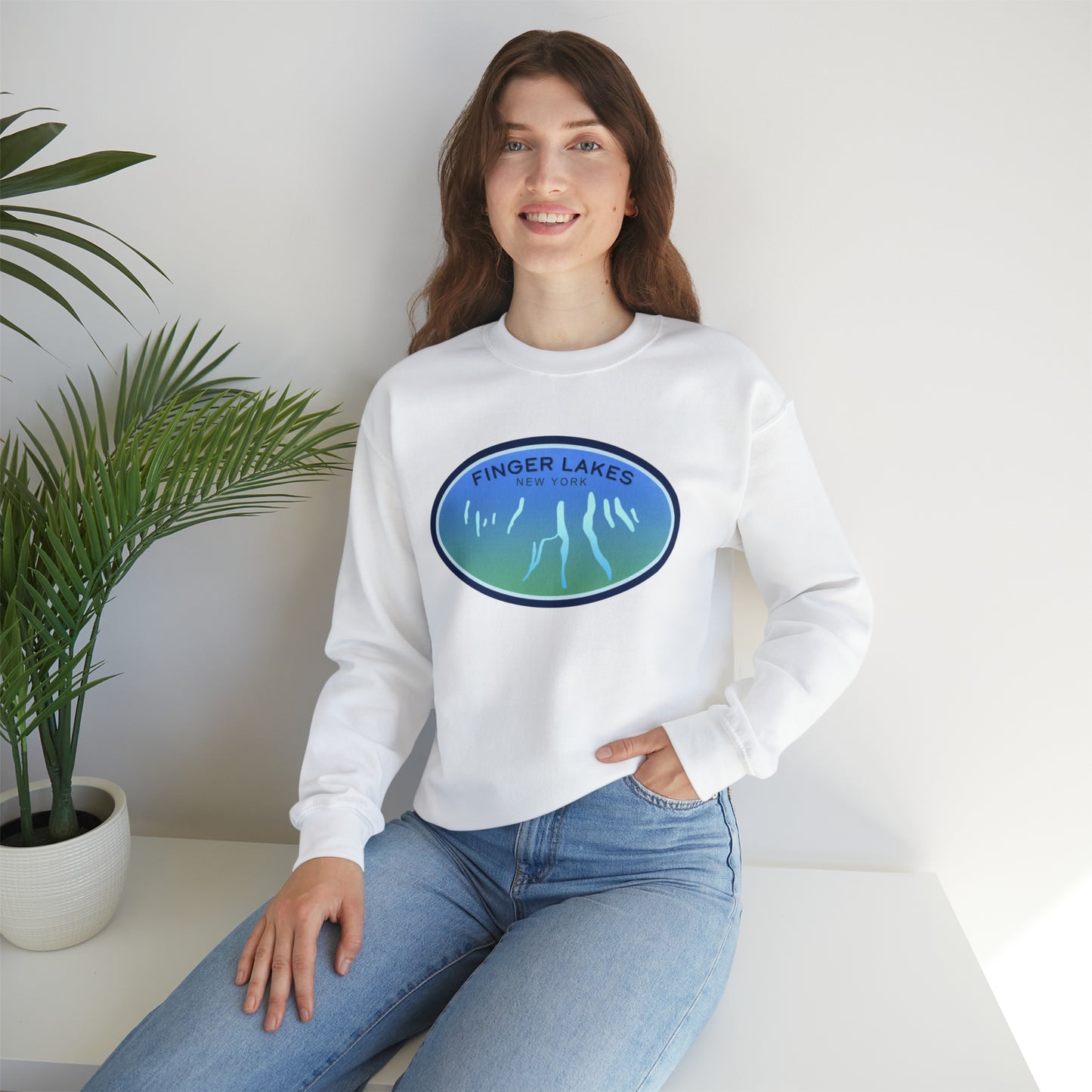 Finger Lakes - Unisex Crewneck Sweatshirt