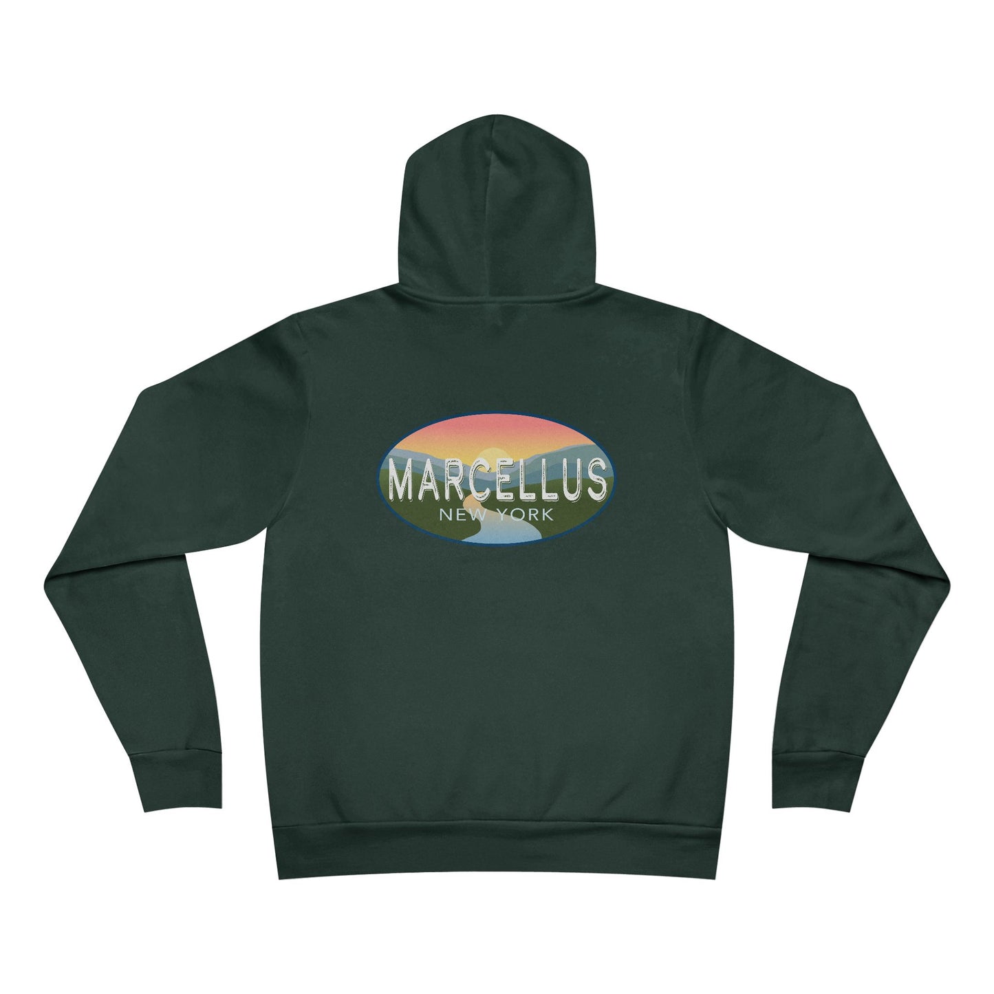 Marcellus New York Scenic Hoodie — Bella + Canvas Xtra Soft Pullover