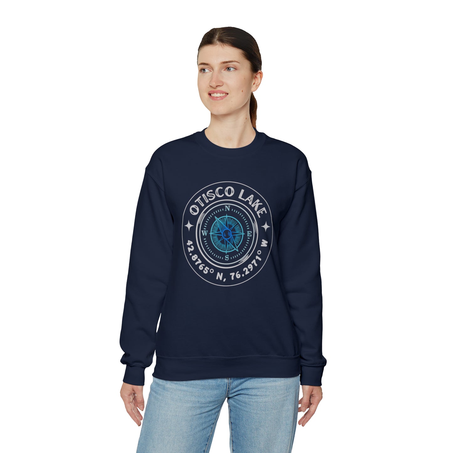 Otisco Lake - Unisex Crewneck Sweatshirt