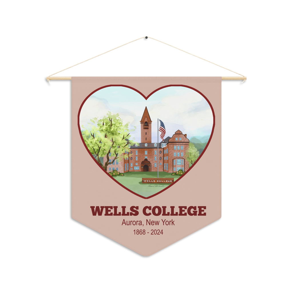 Wells College, Aurora NY Rose Pennant