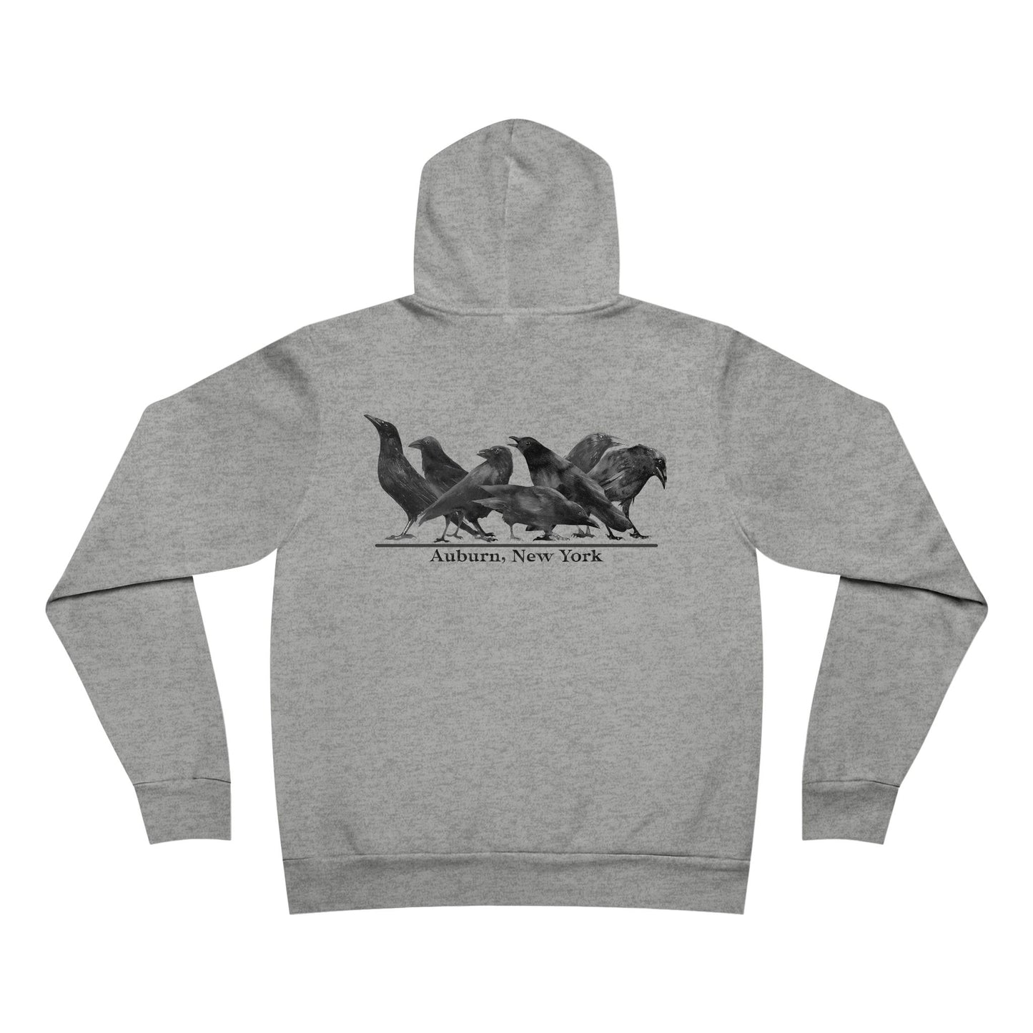 Auburn NY Crows - Cozy Unisex Sponge Fleece Pullover Hoodie