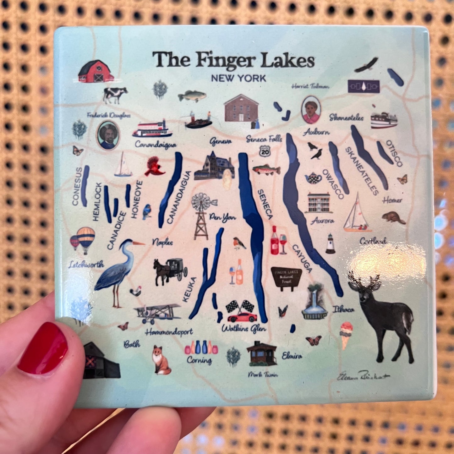 Sample Sale Ceramic Tile Coaster (7)