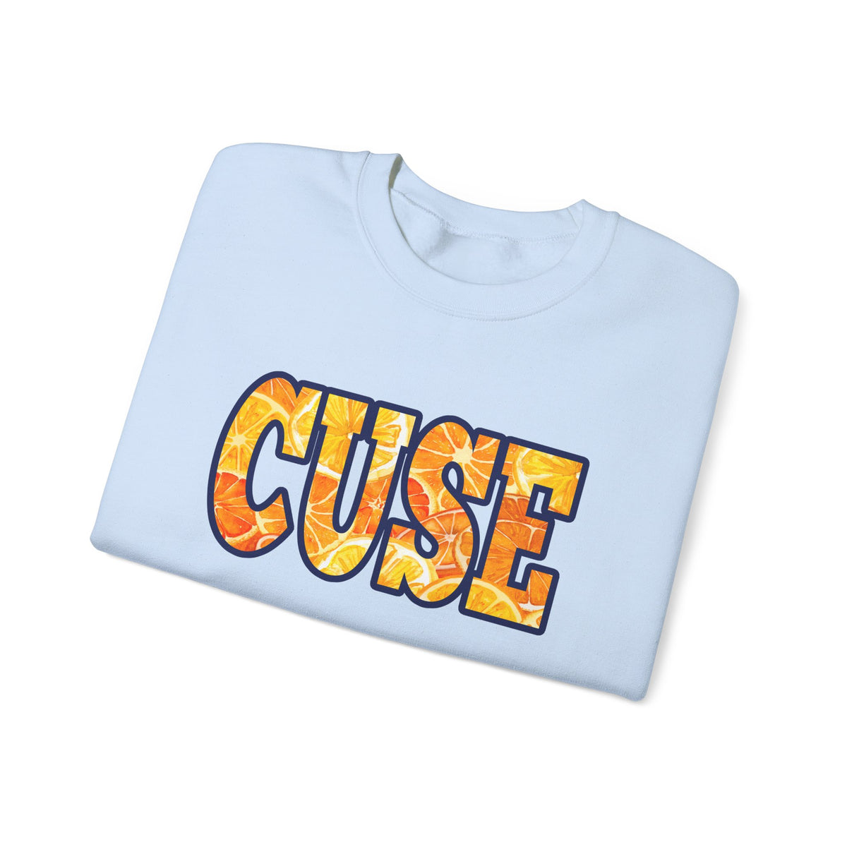 CUSE Orange Slices Crewneck Sweatshirt — Syracuse Inspired Fall Pullover
