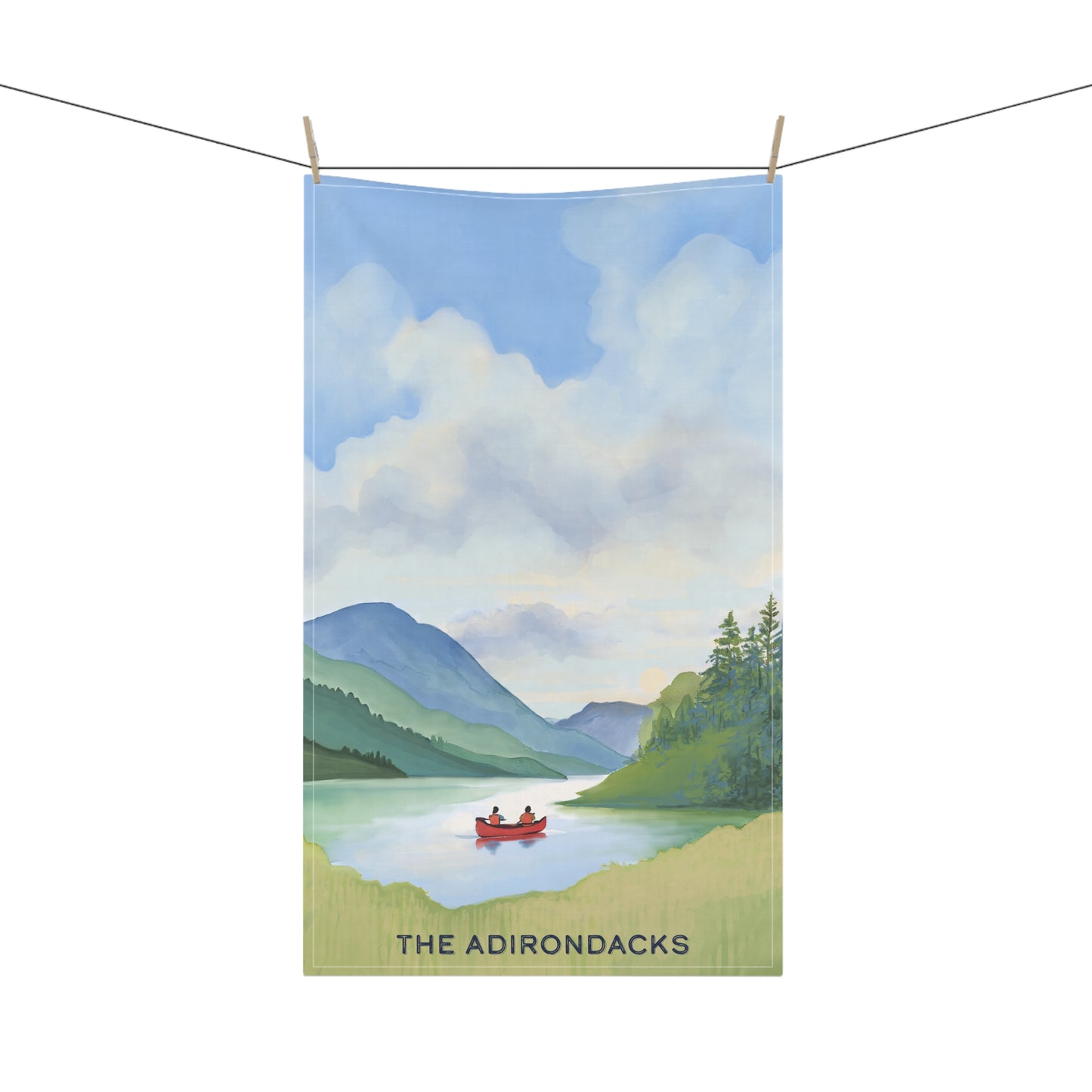 Adirondack Serene Adventure Cotton Tea Towels - Made in the USA