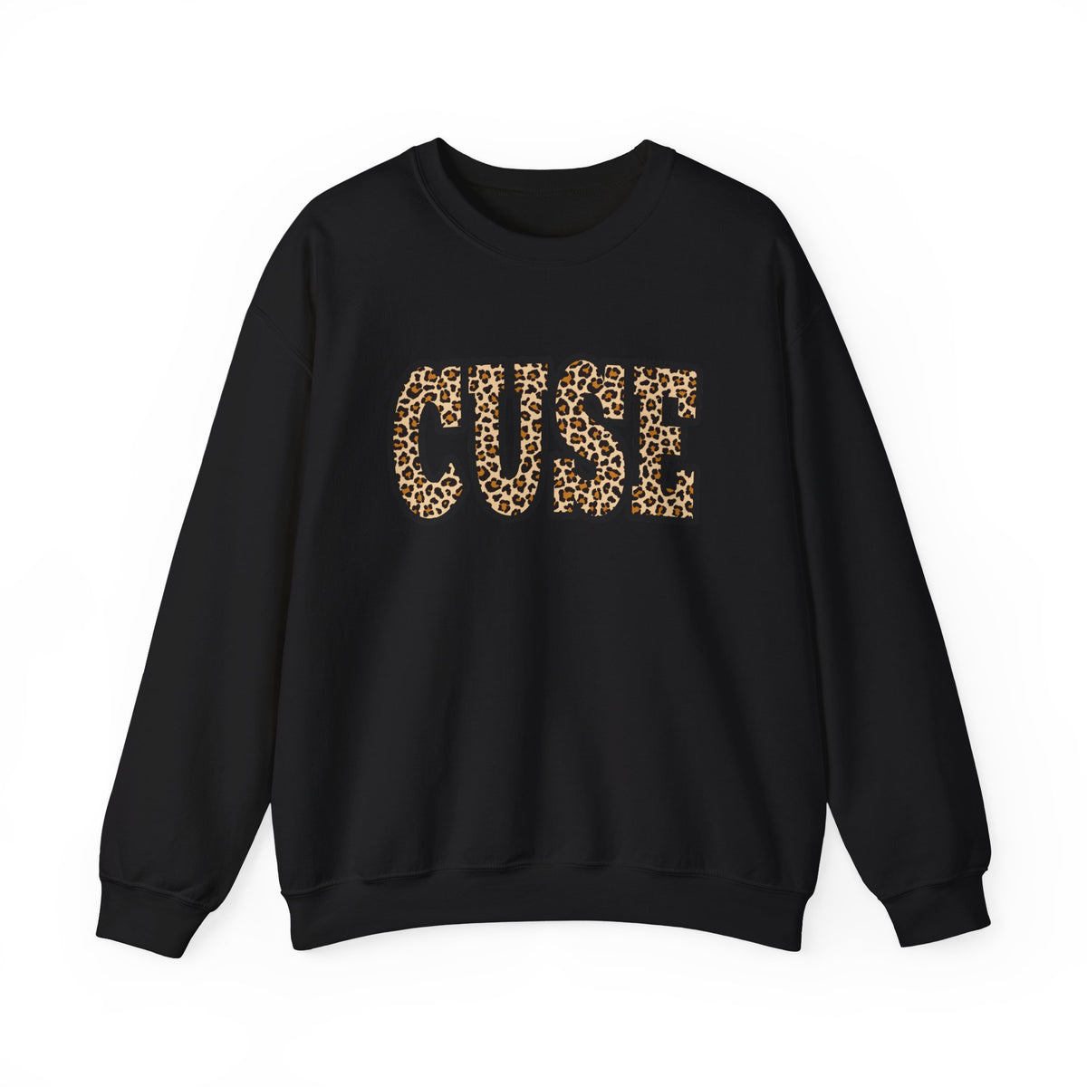 CUSE Leopard Print Crewneck Sweatshirt