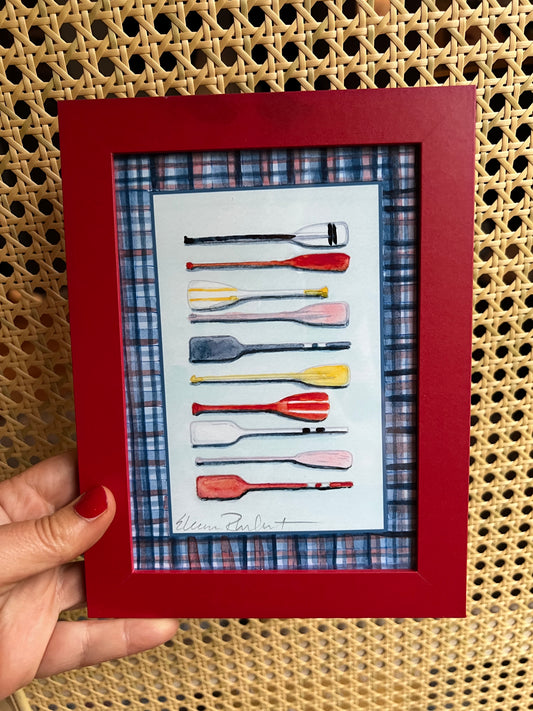 Sample Sale Framed Mini Print - Oars v2