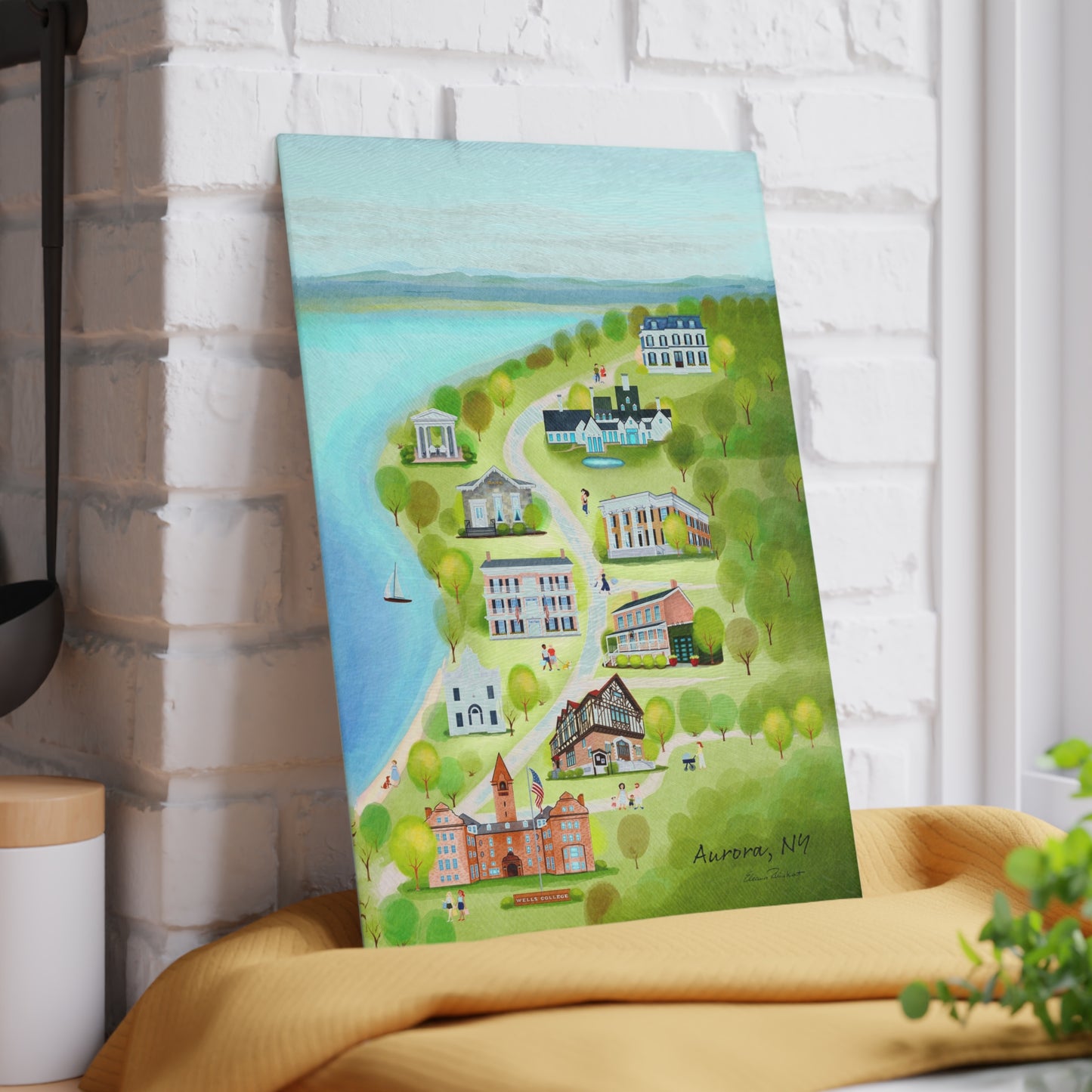 Aurora Village Glass Charcuterie and Cutting Board