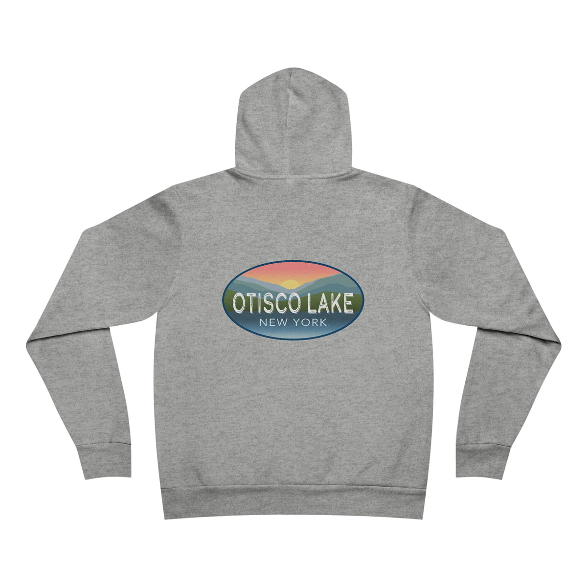 Otisco Lake New York Hoodie — Vintage Sunset Pullover