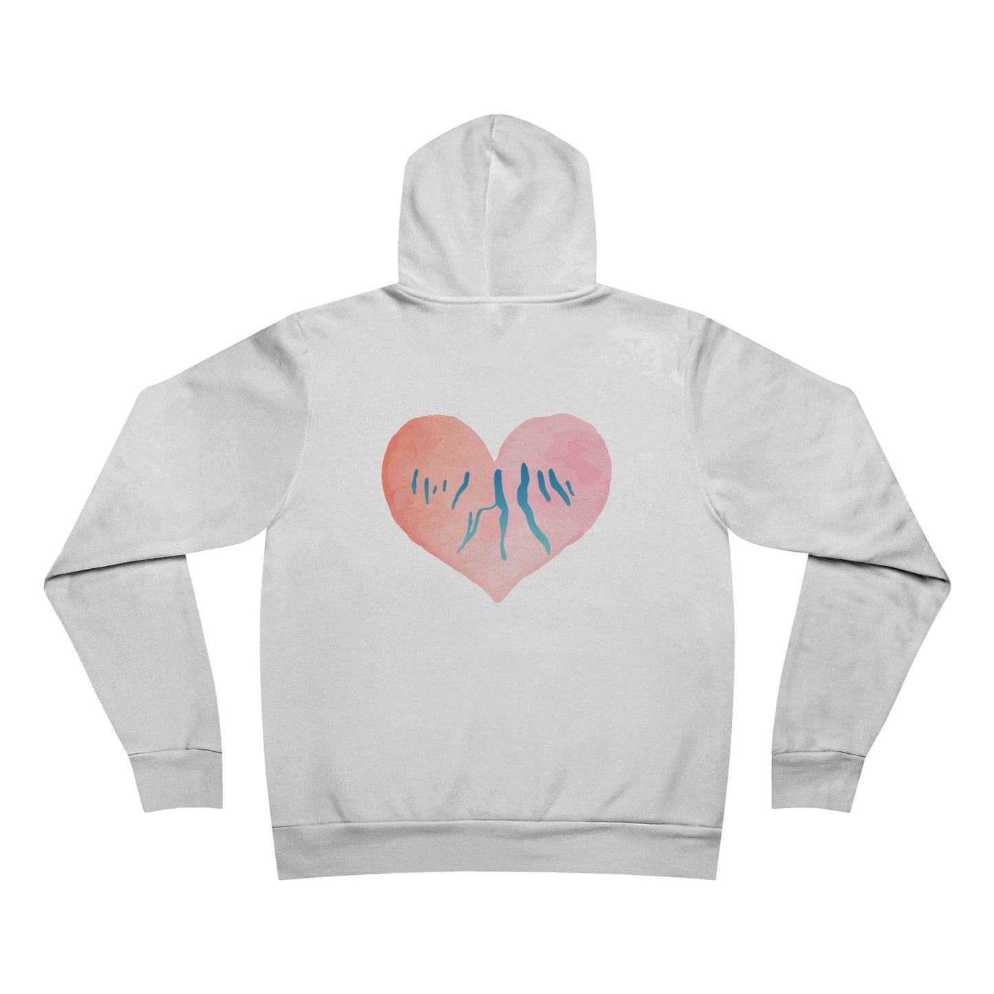 Pink Heart Finger Lakes - Bella + Canvas Xtra Soft