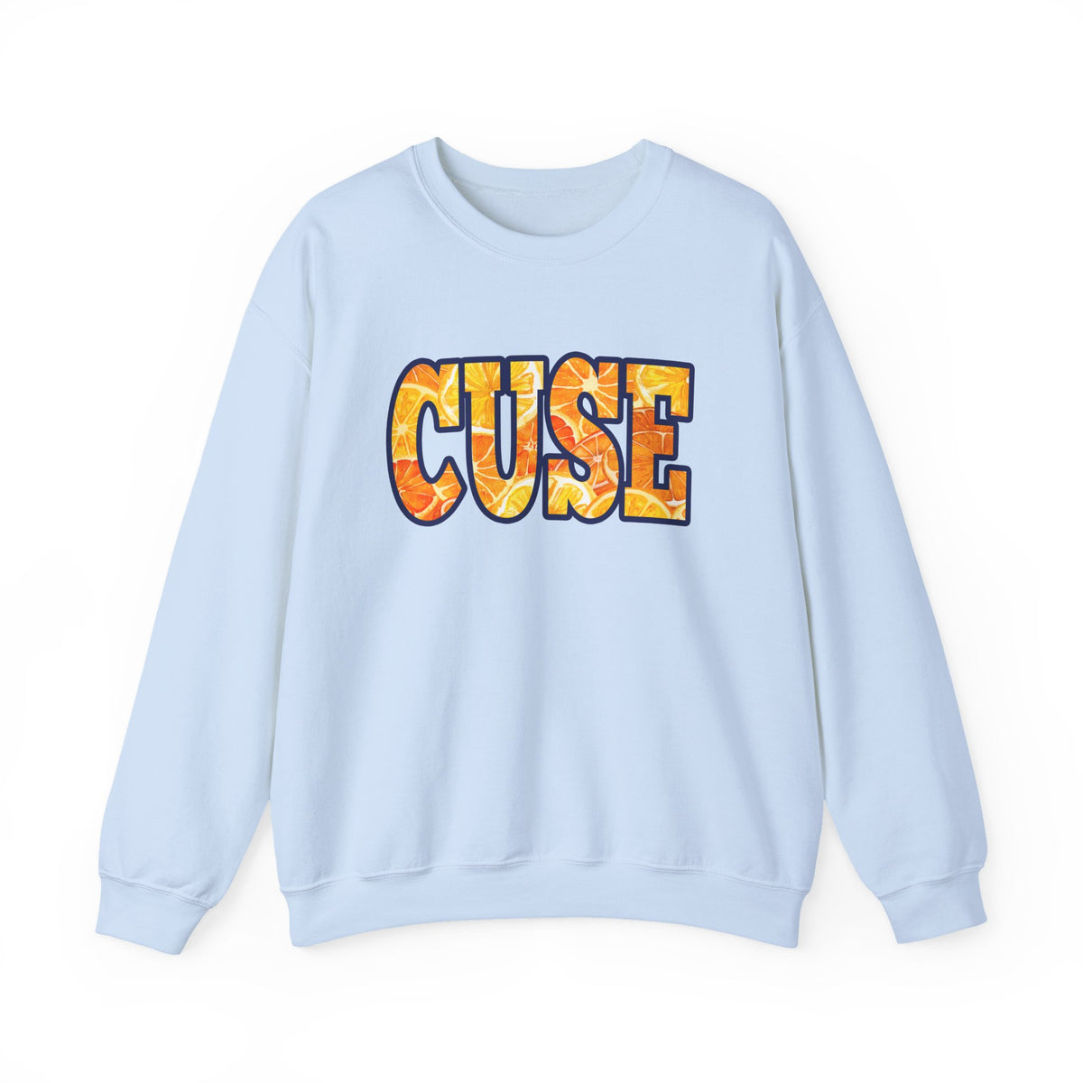 CUSE Orange Slices Crewneck Sweatshirt — Syracuse Inspired Fall Pullover