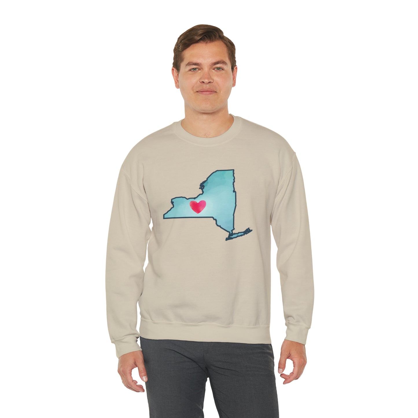 NY Heart - Unisex Crewneck Sweatshirt