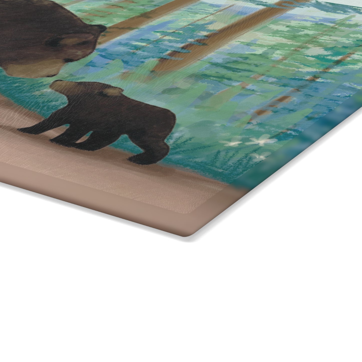 Adirondack Black Bear Glass Cutting Board - Perfect for Home Chefs and Outdoor Enthusiasts - Made in the USA