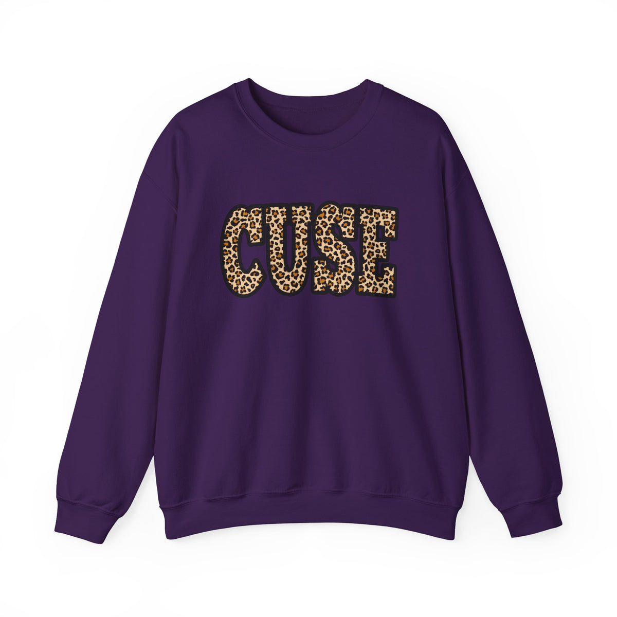CUSE Leopard Print Crewneck Sweatshirt
