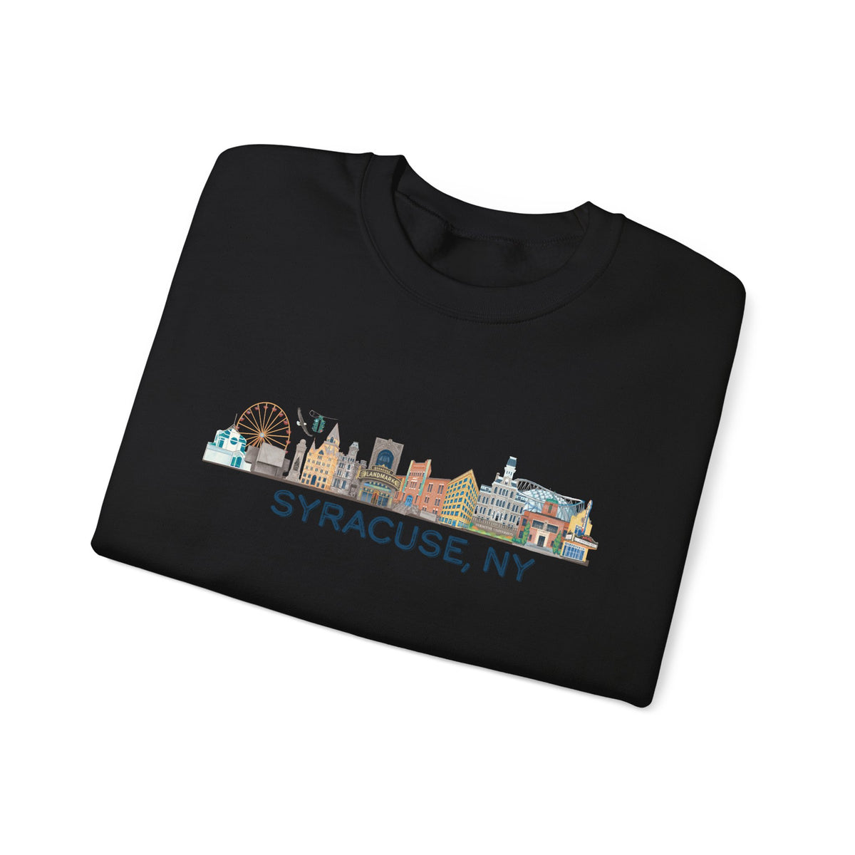 Syracuse Skyline Crewneck Sweatshirt — Syracuse Inspired Fall Pullover