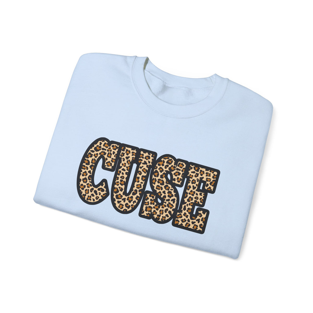 CUSE Leopard Print Crewneck Sweatshirt